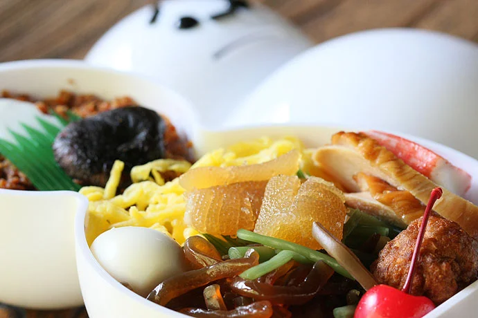 雪だるま弁当(全景)