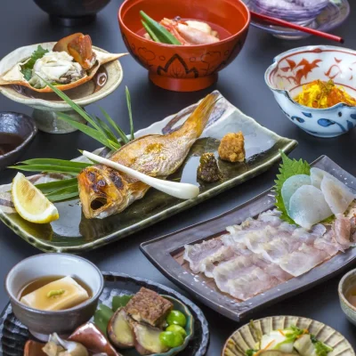 角屋旅館 お料理