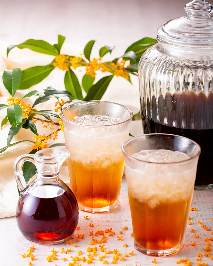 キンモクセイ酒　箪笥の果実酒　金木犀酒