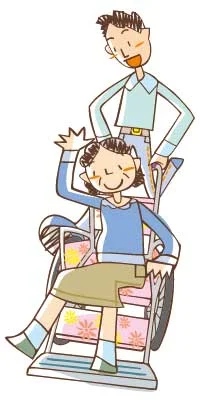 車椅子でお散歩