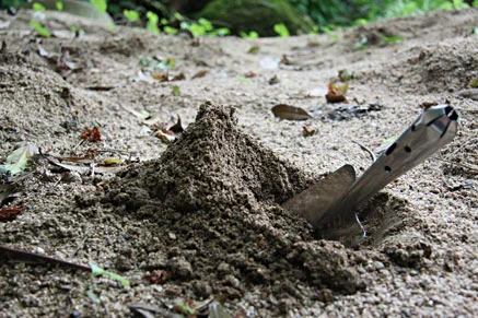 霊峰五頭山の砂