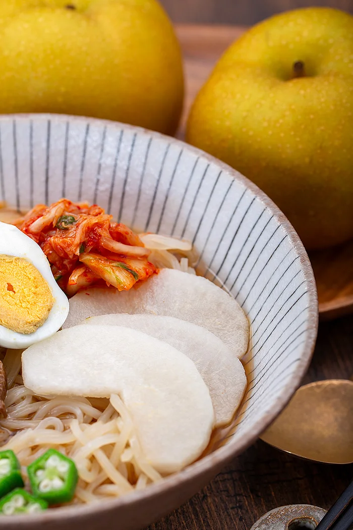 梨入り冷麺
