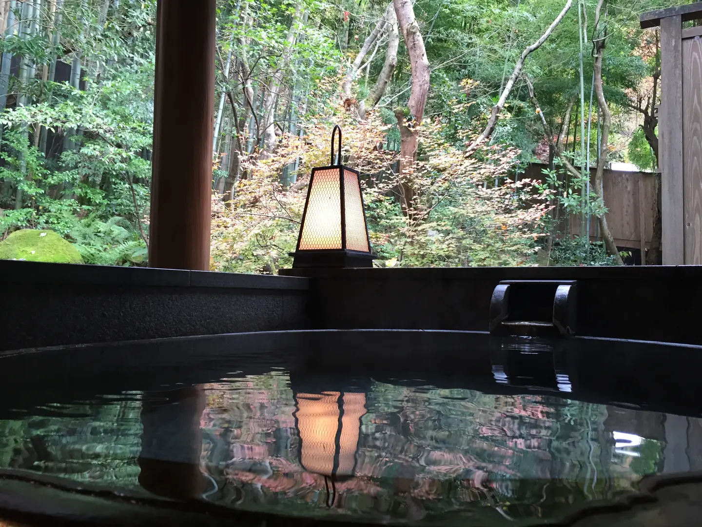 夏の村杉石の湯