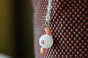 トンボ玉ストラップ