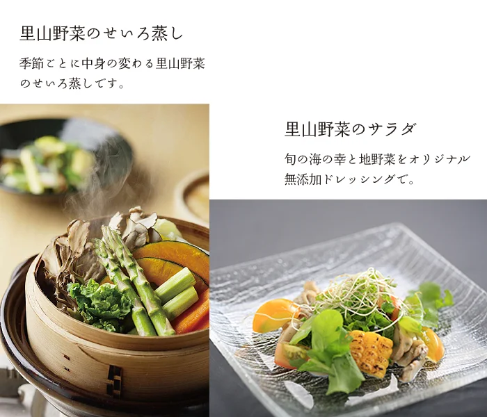 旬野菜のお料理