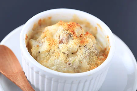 カニと玉ねぎのチーズ焼き