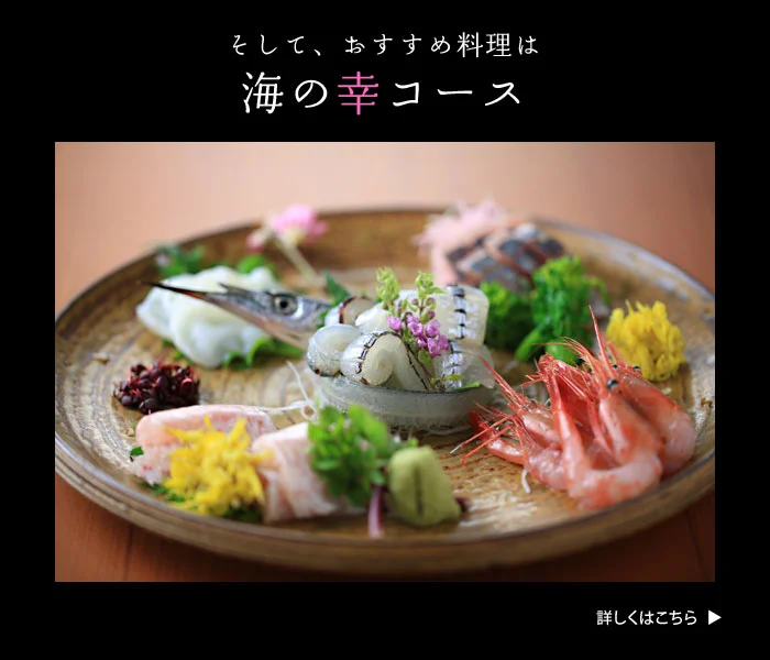 新潟の地魚　海の幸コース