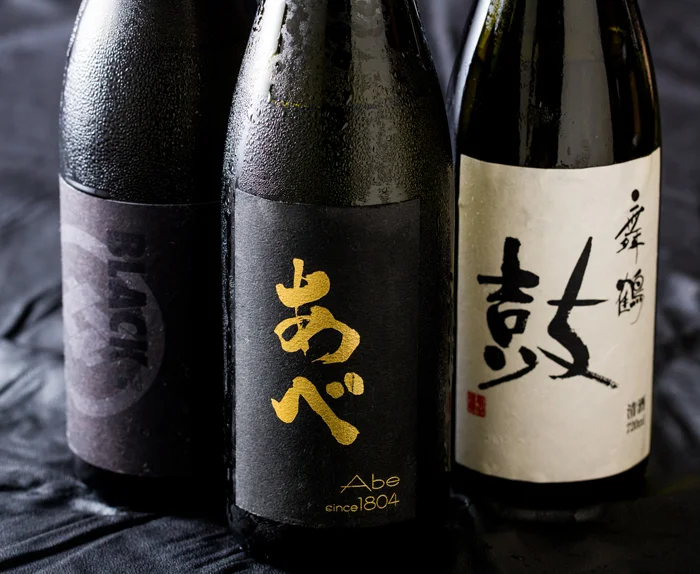 今代司 BLACK 極辛口純米酒 / 舞鶴 鼓 純米大吟醸 40%磨き / #あべ 純米大吟醸生原酒 29BY