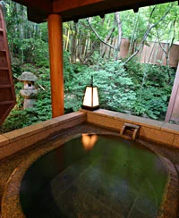 貸切露天風呂「村杉石の湯」