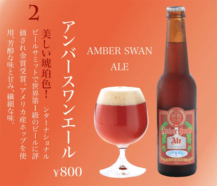 スワンレイクビール　SWANLAKE BEER アンバースワンエール